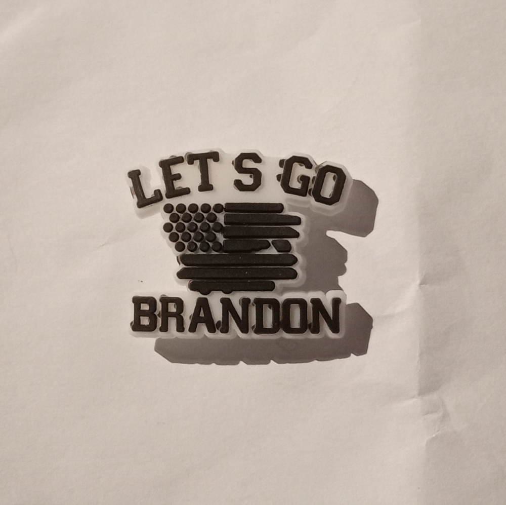 Let's Go Brandon Croc Charm